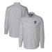 Men's Cutter & Buck Charcoal Texas A&M Aggies Stretch Oxford Stripe Big Tall Long Sleeve Dress Shirt