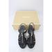 Michael Kors Shoes | Mk Michael Kors Berkley Women Sz 8 Wedge Sandals Black Canvas With Box | Color: Black | Size: 8