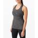 Lululemon Athletica Tops | Lululemon Cool Racerback Tank Top, Size 2 | Color: Black/White | Size: 2