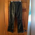 Ralph Lauren Pants & Jumpsuits | Lauren Jean Co Ralph Lauren Black Leather Bootcut Pants High Rise Sz 6 | Color: Black | Size: 6