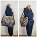 Burberry Bags | Burberry Studded Splash Canterbury Tote Bag | Color: Blue/Tan | Size: Base L 12", Top L 21", H 12.5", W 7.5"