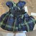 Ralph Lauren Dresses | Brand New Ralph Lauren Baby Dress! | Color: Blue/Green | Size: 9-12mb