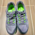 Nike Shoes | Nike Men's Dual Fusion Run 3 Sneakers - Gray & Green Size 9 | Color: Gray/Green | Size: 9