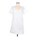 Ann Taylor LOFT Casual Dress - Shift: White Dresses - Women's Size 6