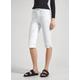 Caprijeans PEPE JEANS "SKINNY CROP" Gr. 30, N-Gr, weiß (white) Damen Jeans Röhrenjeans