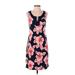 Tommy Bahama Casual Dress - Fit & Flare: Pink Print Dresses - Women's Size Small