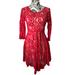 Free People Dresses | Free People Red Lace Dress | Color: Red | Size: 6