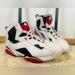 Nike Shoes | Nike Air Jordan True Flight Sneakers- Men’s Size 12- White/Red- Basketball Shoes | Color: Red/White | Size: 12