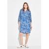 Sommerkleid CECIL, Damen, Gr. XL (44), US-Größen, weiß (vanilleweiß), Web, 100% Baumwolle, bedruckt, casual, gerade knielang, Rundhals, 3/4-Ärmel Bündchen, Kleider, mit Paisleymuster
