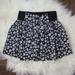 American Eagle Outfitters Skirts | American Eagle Outfitters Gray Daisy Print Skirt | Color: Blue/Gray | Size: Xxs