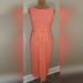 Anthropologie Dresses | Anthropologie Midi Tank Top Orange Dream Dress | Color: Orange | Size: S