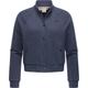 Bomberjacke RAGWEAR "Simonette", Damen, Gr. XXL (44), blau (navy), Material: 70% Baumwolle, 30% Polyester, modisch, gerade hüftlang, hoch geschlossener Ausschnitt, Langarm Ärmel ohne Ärmelschlitz Rippstrickbündchen, Jacken, stylische Damen...