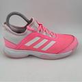 Adidas Shoes | Adidas Girls Ubersonic 4 Pink Athletic Casual Tennis Pickleball Shoes - Size 4 Y | Color: Pink/White | Size: 4g