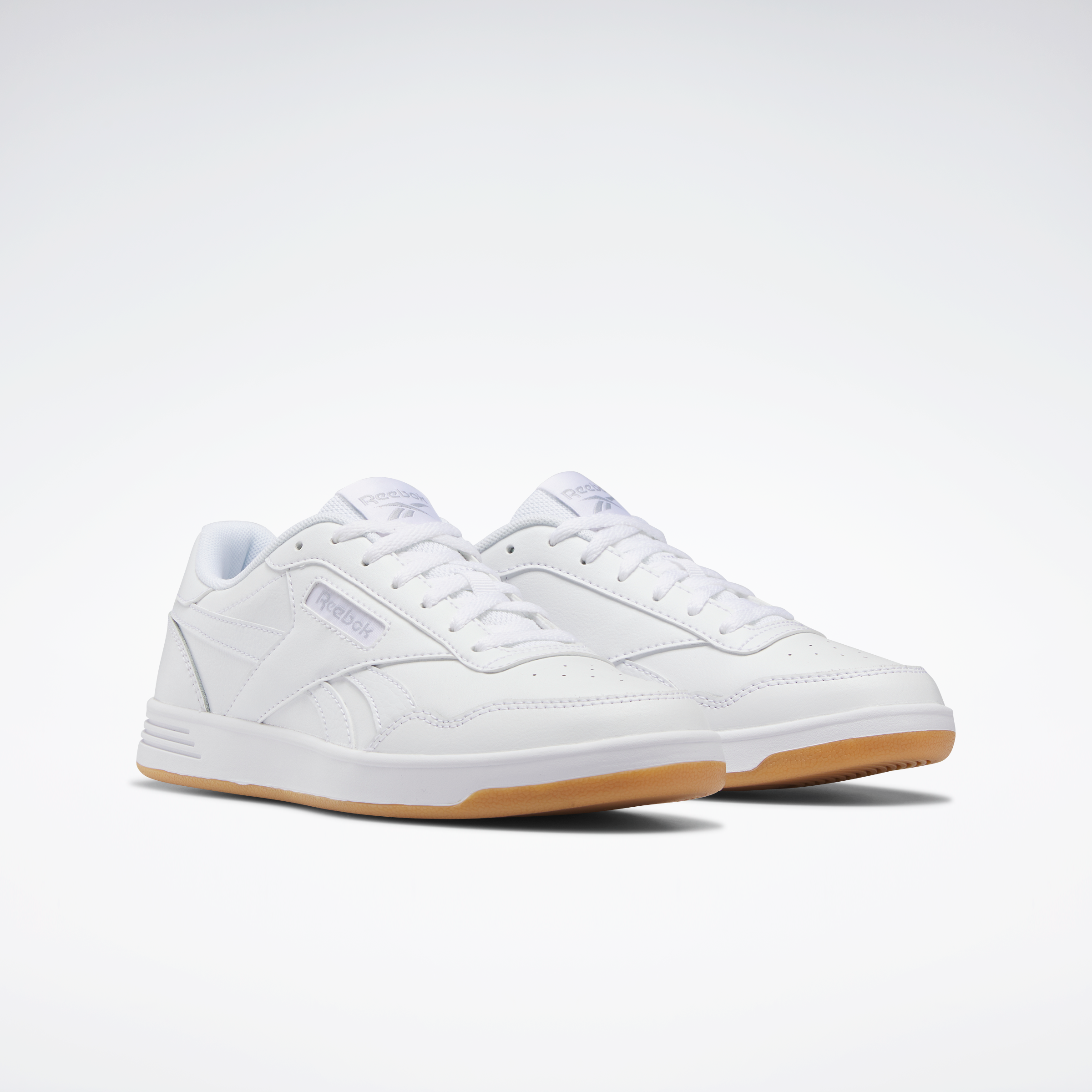 Sneaker REEBOK CLASSIC "REEBOK COURT ADVANCE", Damen, Gr. 37, weiß (weiß, gum), Synthetik, Schuhe Sneaker