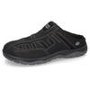Clog DOCKERS BY GERLI, Herren, Gr. 42, schwarz, Nubukleder, sportlich, Schuhe, Sommerschuh,Schlappen,Urlaub, zum einfachen Schlupfen - schmale Form