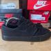 Nike Shoes | Nike Sb Stefan Janoski Mens Shoes Black Casual Skate Running Sneakers Size 9 | Color: Black | Size: 9