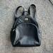 Michael Kors Bags | Michael Kors - Leather Backpack - Euc | Color: Black/Gold | Size: Os