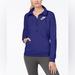 Nike Tops | Nike Women's L Medium Sportswear Rally Half-Zip Fleece Sweatshirt Ah6494 Fu | Color: Blue/Purple | Size: M