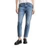 Boyfriend-Jeans MARC O'POLO "aus Bio-Baumwoll-Mix", Damen, Gr. 29, Länge 32, blau (sustainable clean blau wash), Obermaterial: 98% Baumwolle, 2% Elasthan, unifarben, casual, lässig geschnitten knöchellang, Jeans