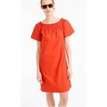 J. Crew Dresses | J Crew Off Shoulder Red Summer Dress | Color: Orange/Red | Size: 2