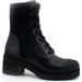 Michael Kors Shoes | Michael Kors Brea Stretch-Knit And Leather Combat Boot Black 6.5 New | Color: Black | Size: 6.5