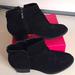 Jessica Simpson Shoes | Jessica Simpson Delaine Black Suede Ankle Boots With Round Toe & Zipper Closure | Color: Black | Size: 9.5