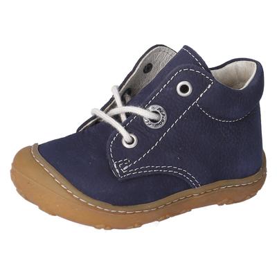 Lauflernschuh PEPINO BY RICOSTA "Cory 50 WMS: Mittel", Kinder, Gr. 24, blau (navy), Leder, casual, Schuhe, Schnürschuh m