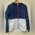 Columbia Jackets & Coats | Columbia Women's Center Ridge Lightweight Windbreaker Jacket White Blue Size Med | Color: Blue/White | Size: M