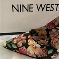 Nine West Shoes | Nine West Floral Heels | Color: Pink/Yellow | Size: 9.5