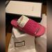 Gucci Shoes | Gucci Slides | Color: Pink | Size: 38