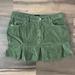 Urban Outfitters Skirts | Bdg Urban Outfitters Mom High Rise Green Corduroy Pleated Hem Skirt Sz 28 | Color: Green | Size: 28