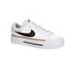 Nike Shoes | Nike Womens Platform Court Legacy Lift Sneaker - White | Color: Black/White | Size: Various