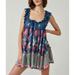 Free People Intimates & Sleepwear | Nwt / Free People Bali Wild Daisy Slip Dress / Medium | Color: Blue/Pink | Size: M