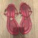 Tory Burch Shoes | Fuchsia Tory Burch T-Strap Sandal. | Color: Pink | Size: 7.5