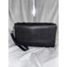 Coach Bags | New Coach Long Wallet Double Zip Travel Organizer Black Leather Men's F87104 | Color: Black | Size: Os