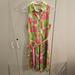 Lilly Pulitzer Dresses | Lily Pulitzer Womans Size 8 Green/Pink Dress | Color: Green/Pink | Size: 8