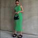 Zara Dresses | Nwt Zara Cable Knit Dress | Color: Green | Size: Various