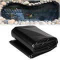 HDPE Pond Liner 8ftx13ft 13ftx23ft 23ftx26ft 26ftx39ft Garden Pond Film Black Pond Membrane, Ponds Preformed Liners 8 Mil for Fish Ponds, Small Ponds, Fountains, Waterfall (Size : 2mx9m(6.5ftx29.5ft)
