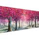 Flower Tree Large Diamond Painting 48x24in, 5D Diamond Art Kits for Adults, Full Drill DIY Diamond Painting Kits for Kids, Embroidery Crystal Pictures Arts by Number Kits for Home Wall Decor V-275