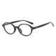 EYPKPL Light Eyewear Frames Oval Anti-blue Light Eyeglass Frames 140 * 143 Mm Optical Glasses Frames Clear Rivets Eyeglasses