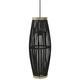 AUUIJKJF Home Outdoor OthersPendant Lamp Black Willow 40 W 27x68 cm Oval E27