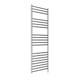 NWT Direct Thermostatic Electric Polished Stainless Steel Towel Rail Radiator Bathroom Heater (Pre-Filled) - 600mm (w) x 1600mm - 600w Element