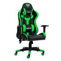 HYRICAN Gaming-Stuhl Striker Copilot schwarz/grün, Kunstleder, ergonomischer Gamingstuhl Stühle grün (grün, schwarz, grün) Gamingstühle
