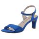 Sandalette TAMARIS Gr. 35, blau (royalblau) Damen Schuhe Sandaletten