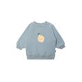 Sweatshirt LILIPUT "Zitrone" Gr. 86/92, blau (hellblau) Herren Sweatshirts