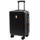 Travel Suitcase Luggage, Expandable Suitcase, Men's and Women's Trolley Suitcase, Boarding Suitcase, Leather Suitcase Trolley Case (Color : Black, Size : 22)
