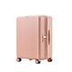 Travel Suitcase Luggage, Expandable Suitcase, Men's and Women's Trolley Suitcase, Boarding Suitcase, Leather Suitcase Trolley Case (Color : Pink, Size : 24)