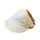 MCZY Sun hats for women uk Mask Hanging Ponytail Cap Korean Women Empty Top Sun Hat Solid Color Female Summer Visor.-Beige-Adjustable