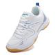 Mens Badminton Tennis Trainers Casual Athletic Sport Shoes- Ligthweight Comfortable Flat Volleyball Fitness Shoes,Blue,4 UK