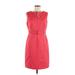 Chelsea Rose Casual Dress - Sheath: Red Dresses - Women's Size 8